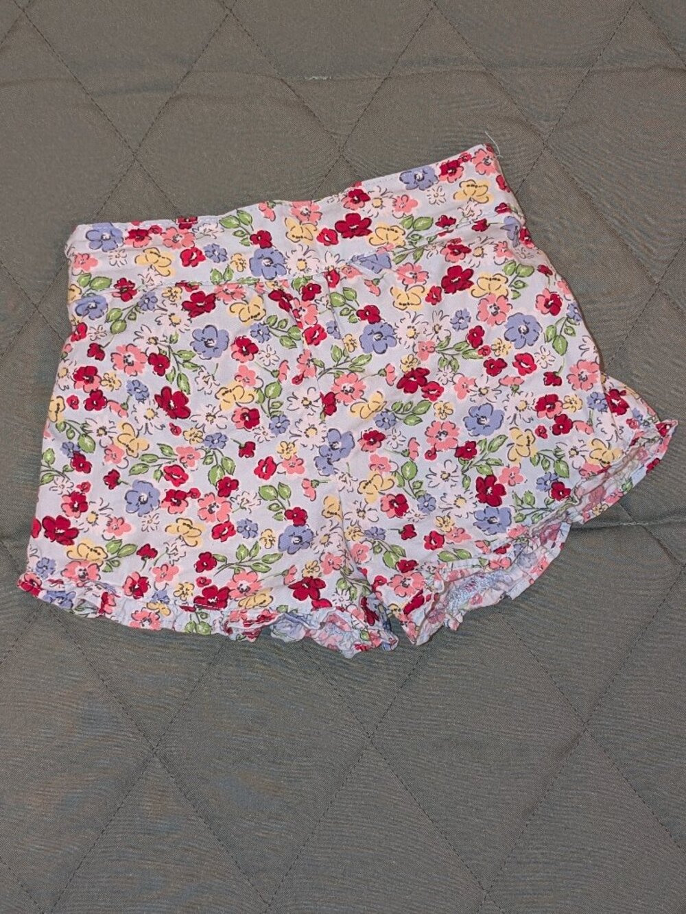 Baby/Toddler Ruffled Floral Shorts 24m
